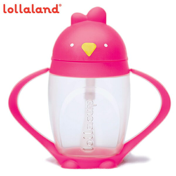 【lollacup】美國 可愛造型小雞杯 -寶寶吸管學習杯/ 嬌麻雞 / 粉紅色 6.25x3.25x6.25cm