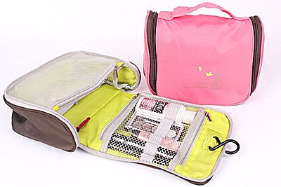 BO雜貨【SV2371】韓國小鳥洗漱包 旅行旅遊收納 洗漱袋 防水化妝包旅行包旅行組旅行袋
