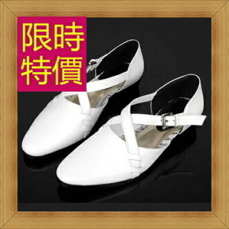 男羅馬涼鞋-夏季透氣清涼皮革男休閒鞋子3色55l85【韓國進口】【米蘭精品】