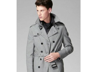 風衣外套-正韓秋冬保暖修身男長版大衣cm159【韓國進口】【米蘭精品】
