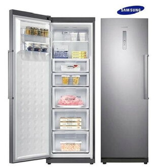 ★2016/2/29前回函贈好禮! SAMSUNG 三星 298L 左開 冷凍冰箱 髮絲金屬銀 RZ28H61557F/自動除霜/彈性收納/R600a冷媒