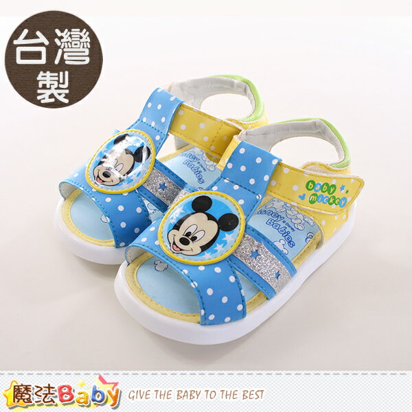寶寶鞋 台灣製迪士尼米奇嗶嗶鞋 魔法Baby~sh9717