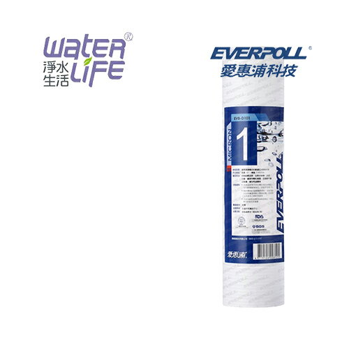 【淨水生活】《EVERPOLL 愛惠浦科技》溝槽抗菌濾心 EVB-D101