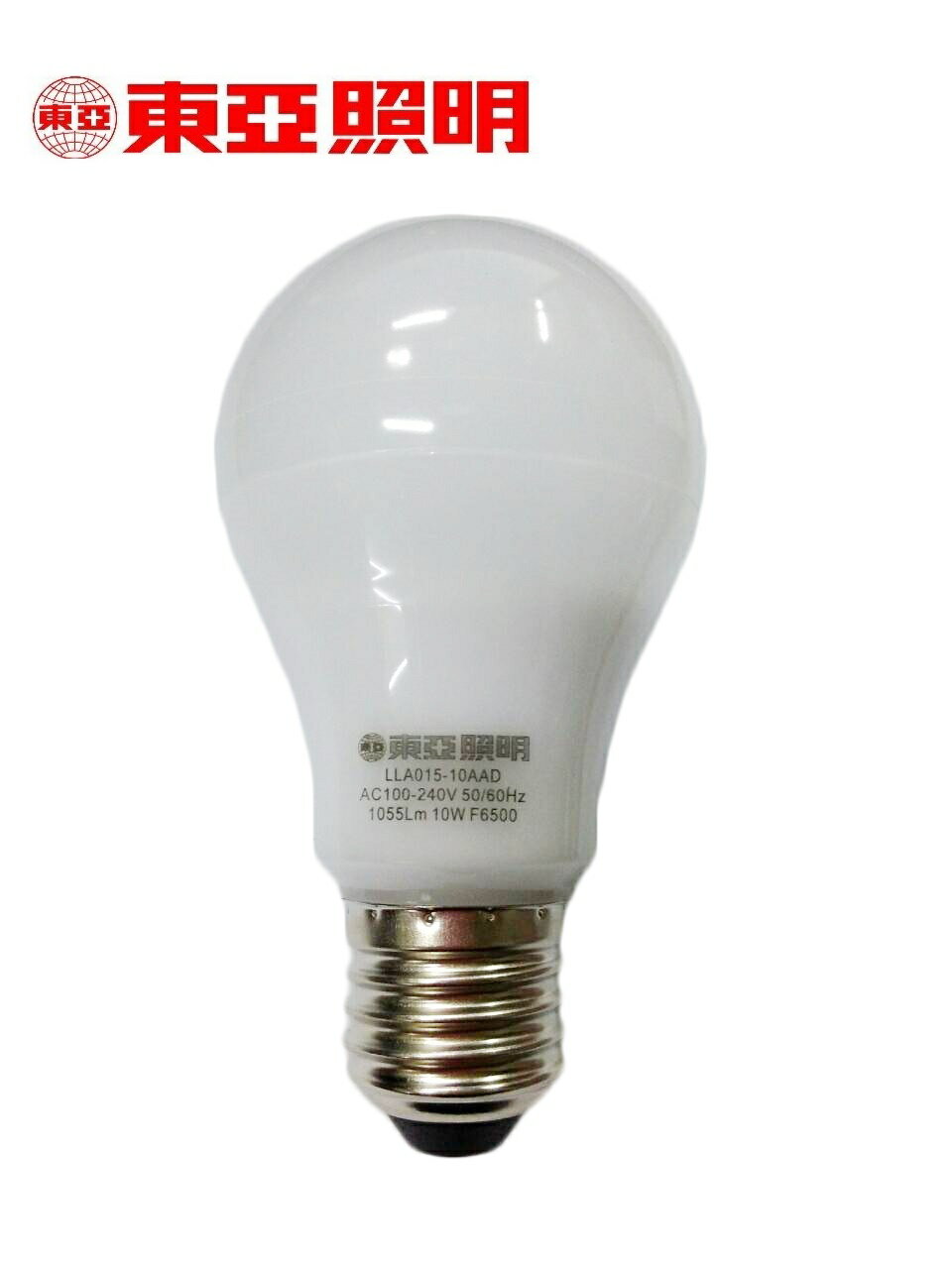 【免運費】東亞LED燈泡10W白光 (6個/盒)