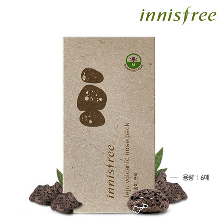 韓國 innisfree 火山泥去黑頭鼻貼 (6片/盒裝) 粉刺貼 妙鼻貼 黑頭粉刺 去黑頭 拔粉刺【B061587】