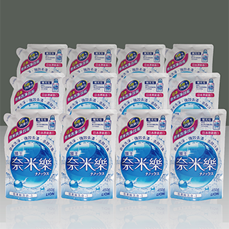 《Made in Japan》Laundry detergent 奈米樂 NANOX Refill 450g - 12Packs