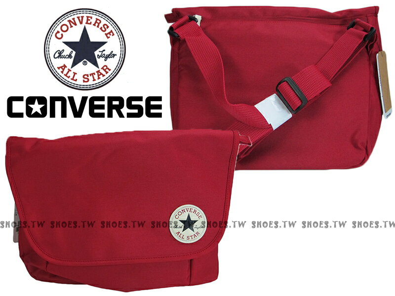 【12596C611】CONVERSE ALLSTAR 郵差包 紅色 隨行包 側背包