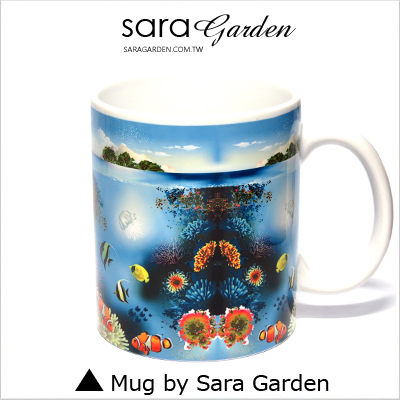 (24H) 客製 質感 彩繪 馬克杯 Mug 島嶼 度假 小丑魚 咖啡杯 陶瓷杯 杯子 Sara Garden 品牌手作【M0320010】