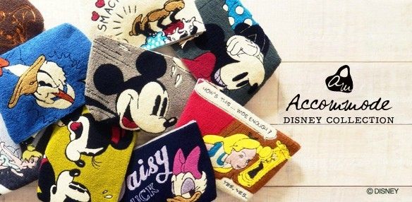 日本直送 ACCOMMODE ✕ Disney 聯名款 刺繡中型 收納包款 多款式可選擇