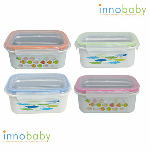 美國 innobaby stainless lunchbox 不鏽鋼保鮮便當盒【藍色】