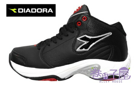 【巷子屋】義大利國寶鞋-DIADORA迪亞多納 男鞋籃球鞋 [7350] 黑白 超值價$756