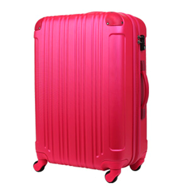 日本 LEGEND WALKER 5082-60-25吋 PC+ABS超輕量行李箱-桃紅