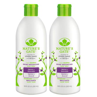 【2入75折】Nature's Gate天然之扉 經典無基改雙倍散沫花鱷梨植萃增亮洗髮精532ml
