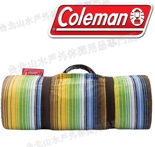 Coleman 野餐墊/露營地墊/睡墊/ CM-26871M000 法藍絨休閒墊/170森林綠