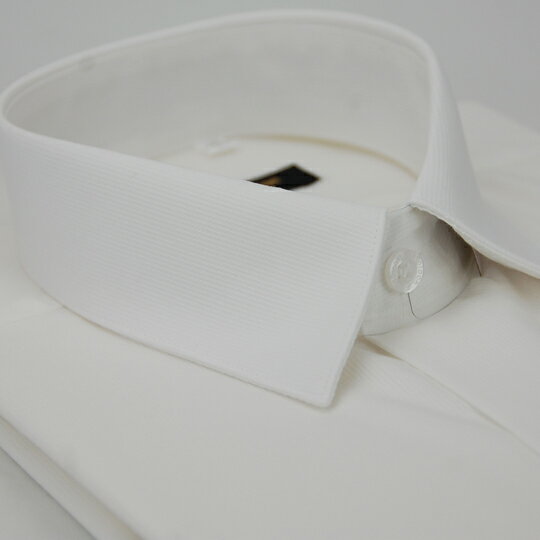 【金‧安德森】白色直條紋長袖襯衫
