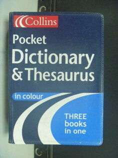 【書寶二手書T1／字典_NPR】Collins Pocket Dictionary & Thesaurus