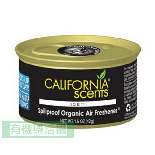 California Scents 加州淨香草 有機芳香劑(42g)-冰峰【有機樂活購】