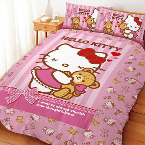【名流寢飾家居館】Hello Kitty．麻吉熊．單人薄被套．全程臺灣製造