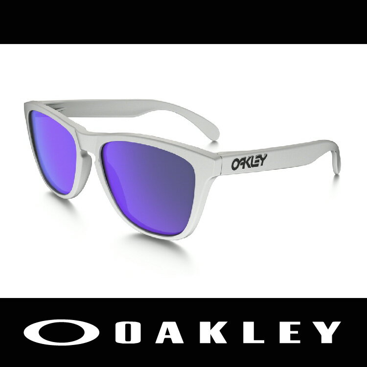 萬特戶外運動-美國 OAKLEY 太陽眼鏡 FROGSKIN系列 白色 消光 霧面鏡框 休閒款 9245-17