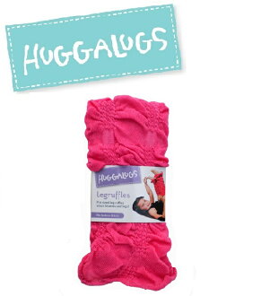 ★啦啦看世界★ Huggalugs 澳洲國民小童手襪套 / 芭蕾舞者 (桃紅) Bubblegum Legwarmers