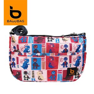 【微笑MIT】Jamie/BAUUBAG-潔米寶貝恐龍斜肩包 B141030FC(粉紅)01900087-02056