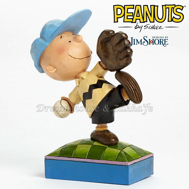 Jim Shore愛木小灣 PEANUTS Snoopy 查理布朗 投手 ★ 美國ENESCO精品 ★ 夢想家精品家飾