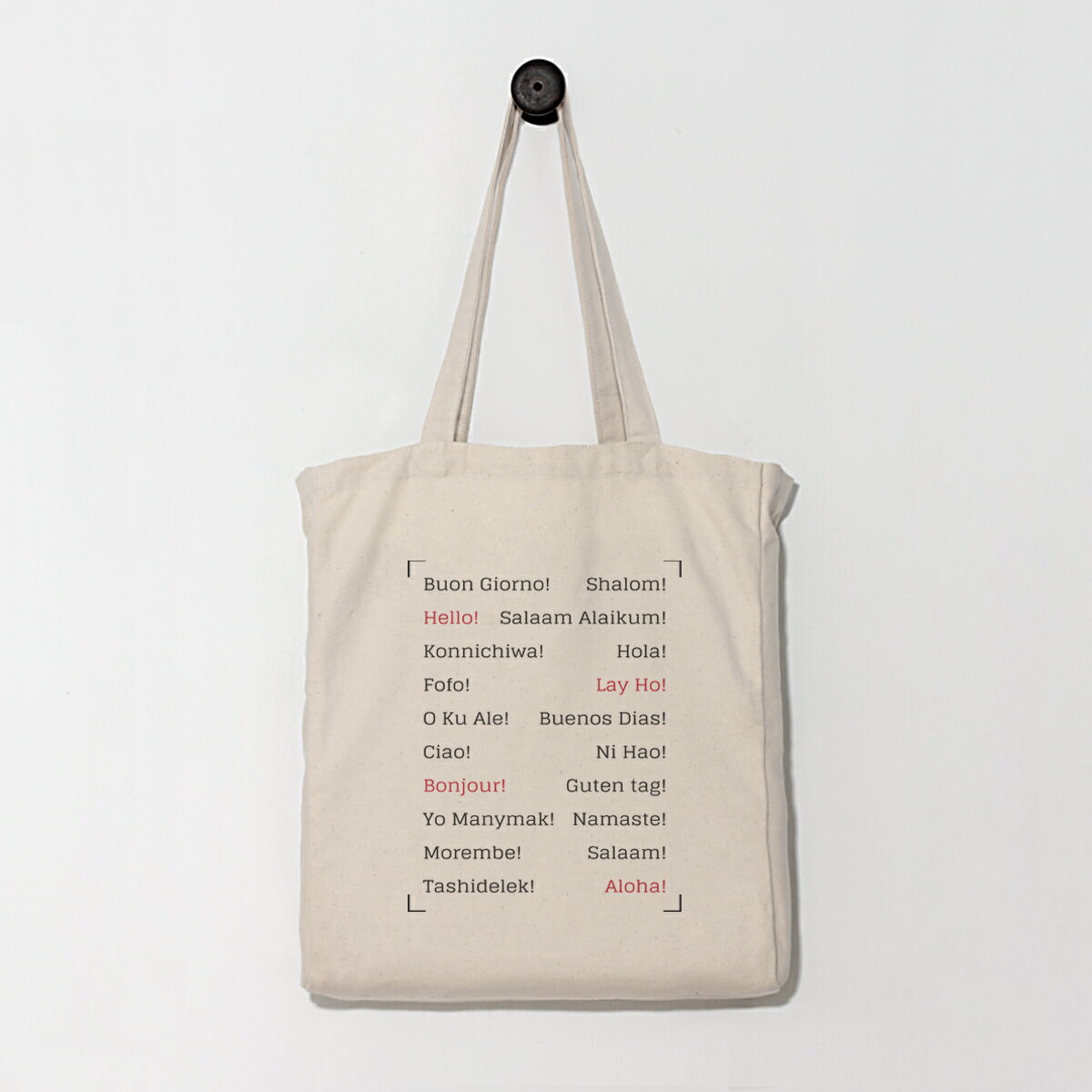 [Hello]購物袋/帆布袋/托特包/手提/環保袋/Eco包/日用袋