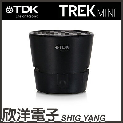 ※ 欣洋電子 ※ TDK TREK Mini 迷你防水藍芽音響 (A08) 黑色 總代理原廠公司貨