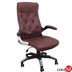 LOGIS邏爵-威爾斯皮面彈簧坐墊主管椅/辦公椅/電腦椅LOG-2652