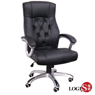 邏爵LOGIS-阿帕斯皮墊主管椅/辦公椅/電腦椅/皮椅LOG-2826
