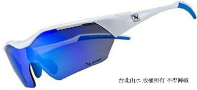 [ 720armour ] Hitman 極限 運動太陽眼鏡 (冠軍色限量款) 亮白框灰藍色多層鍍膜鏡片 T948B2-20-H