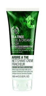 The Body Shop Tea Tree茶樹潔膚清涼舒緩洗面乳100ml 【彤彤小舖】