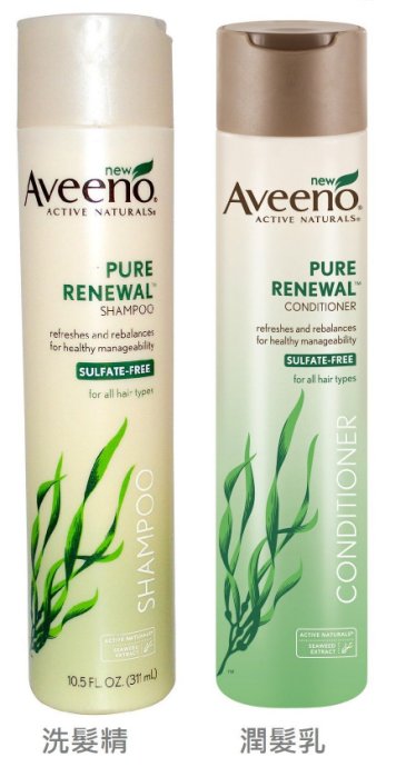 【彤彤小舖】Aveeno 活性更新保濕洗髮精10.5 oz / 311ml 海藻萃取系列