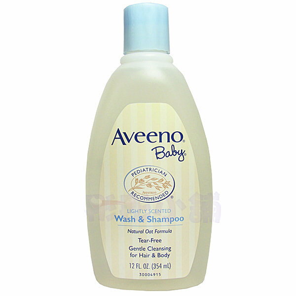 【彤彤小舖】Aveeno-Naturals燕麥寶寶溫和洗髮沐浴乳(不流淚) 12oz(354ml) 美國進口