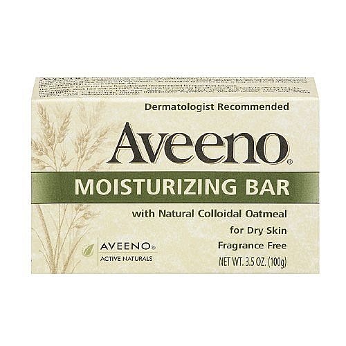 【彤彤小舖】Aveeno-Naturals燕麥保濕無香香皂 ( 無皂 /低敏感) 3.5oz(100g) 美國原廠
