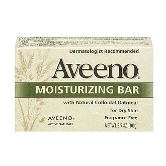 【彤彤小舖】Aveeno-Naturals燕麥保濕無香香皂 ( 無皂 /低敏感) 3.5oz(100g) 美國原廠