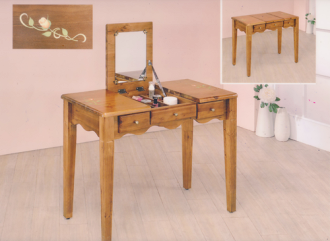 【 尚品傢俱】WY-27 彩繪書桌化妝台