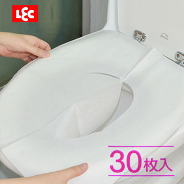 LEC 日本製水溶性拋棄式馬桶清潔紙墊-30枚