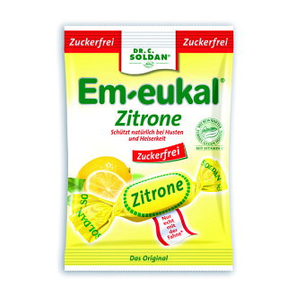 德國 索丹潤喉糖 無糖系列 檸檬糖 75G【美十樂藥妝保健】