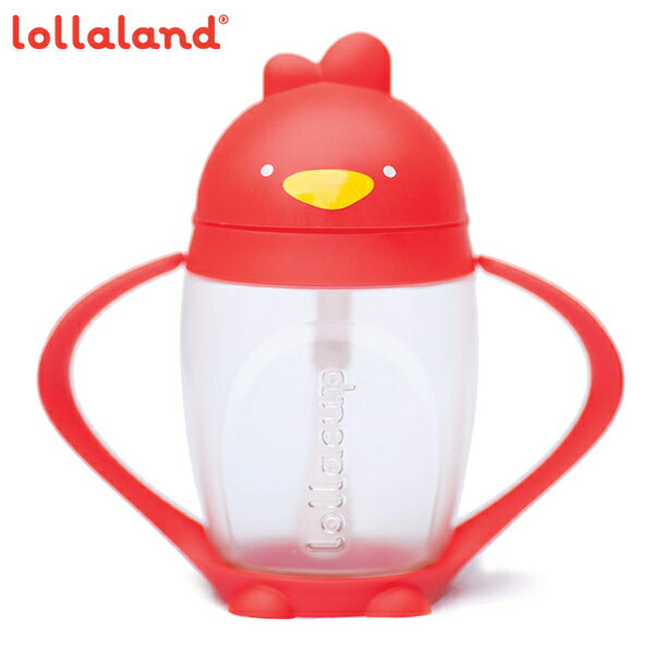 【lollacup】美國 可愛造型小雞杯 - 寳寳吸管學習杯/ 當紅炸子雞 / 紅色 6.25x3.25x6.25cm