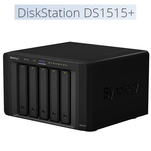 Synology群暉 DiskStation DS1515+ 5Bay NAS 網路儲存伺服器  