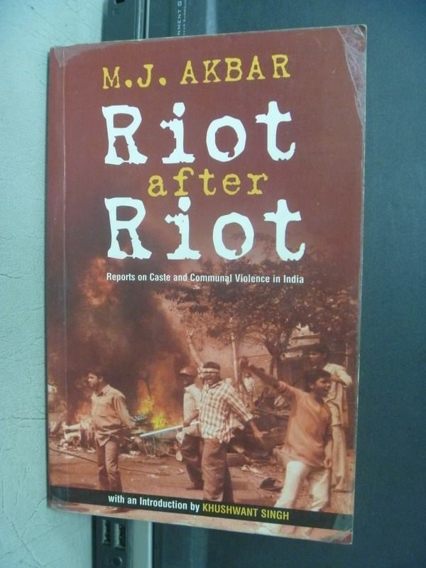 【書寶二手書T2／原文小說_KQQ】Riot after Riot_M. J. Akbar