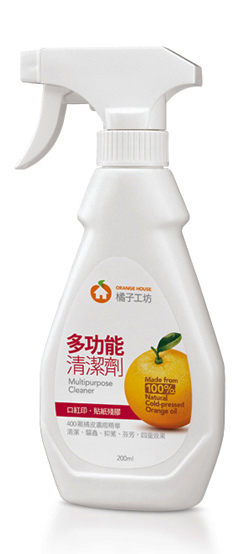 【橘子工坊】橘子先生多功能清潔劑-200ml(4712318590161)