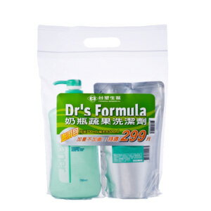 Dr's Formula 奶瓶專用洗潔劑700g+補充包500g