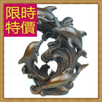 銅雕擺件 海豚-歐洲現代家居擺設雕塑工藝品61ac15【義大利進口】【米蘭精品】