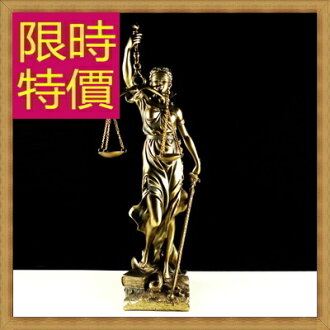 銅雕擺件 正義女神-歐洲現代家居擺設雕塑工藝品61ac19【義大利進口】【米蘭精品】