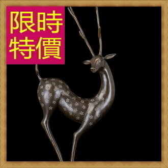 銅雕擺件 梅花鹿-(中)歐洲現代家居擺設雕塑工藝品61ac4【義大利進口】【米蘭精品】