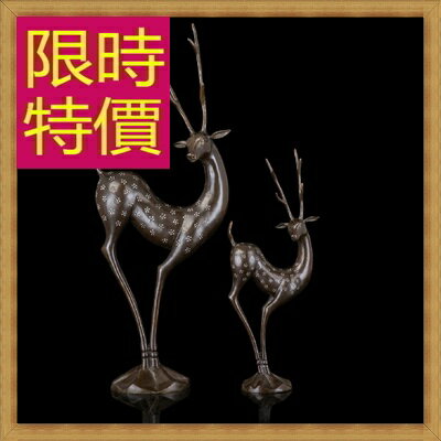 銅雕擺件 梅花鹿-(大)歐洲現代家居擺設雕塑工藝品61ac4【義大利進口】【米蘭精品】