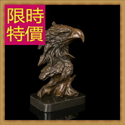 銅雕擺件 鷹頭-歐洲現代家居擺設雕塑工藝品61ac47【義大利進口】【米蘭精品】