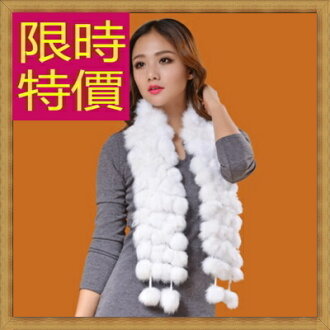 女皮草圍巾 獺兔毛-時尚高貴名媛保暖防寒脖圍9色61ad46【俄羅斯進口】【米蘭精品】